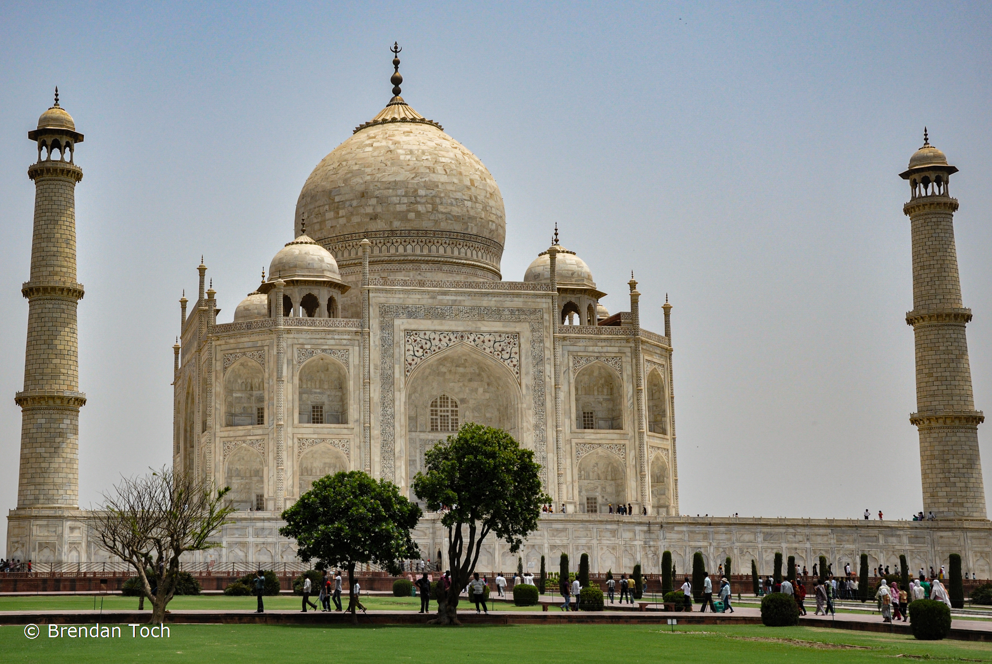 Agra, India - The famous Taj Mahal.