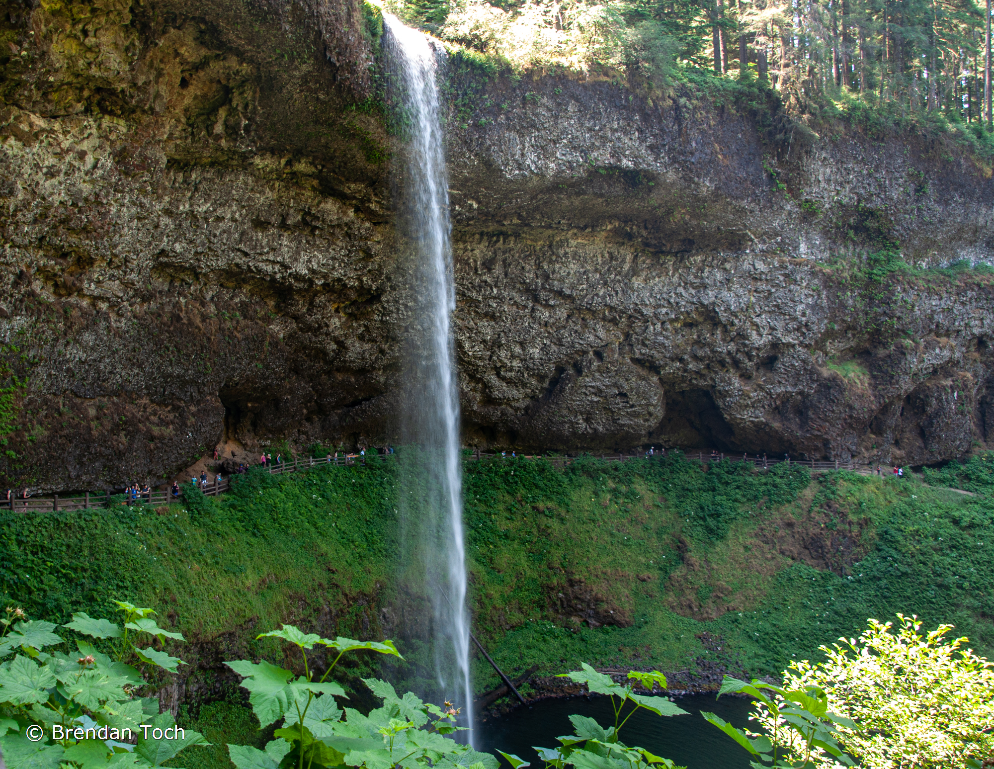 Silverton, Oregon - A waterfall on the 'Trail of Ten Falls'