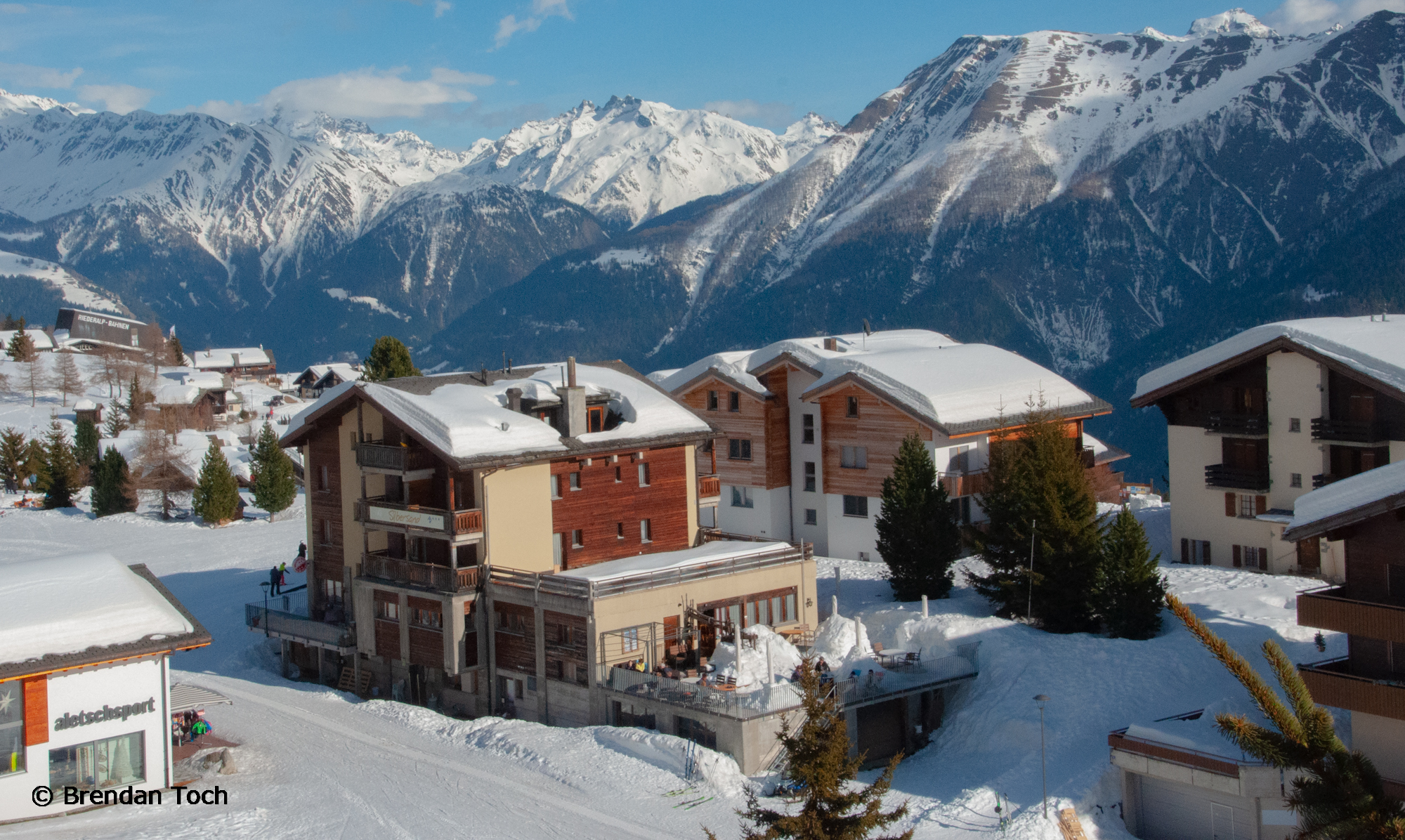 Reideralp, Switzerland - The village of Reideralp.